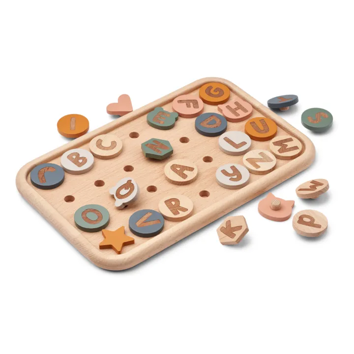 Liewood Alphabet Russel | Mustard multi mix