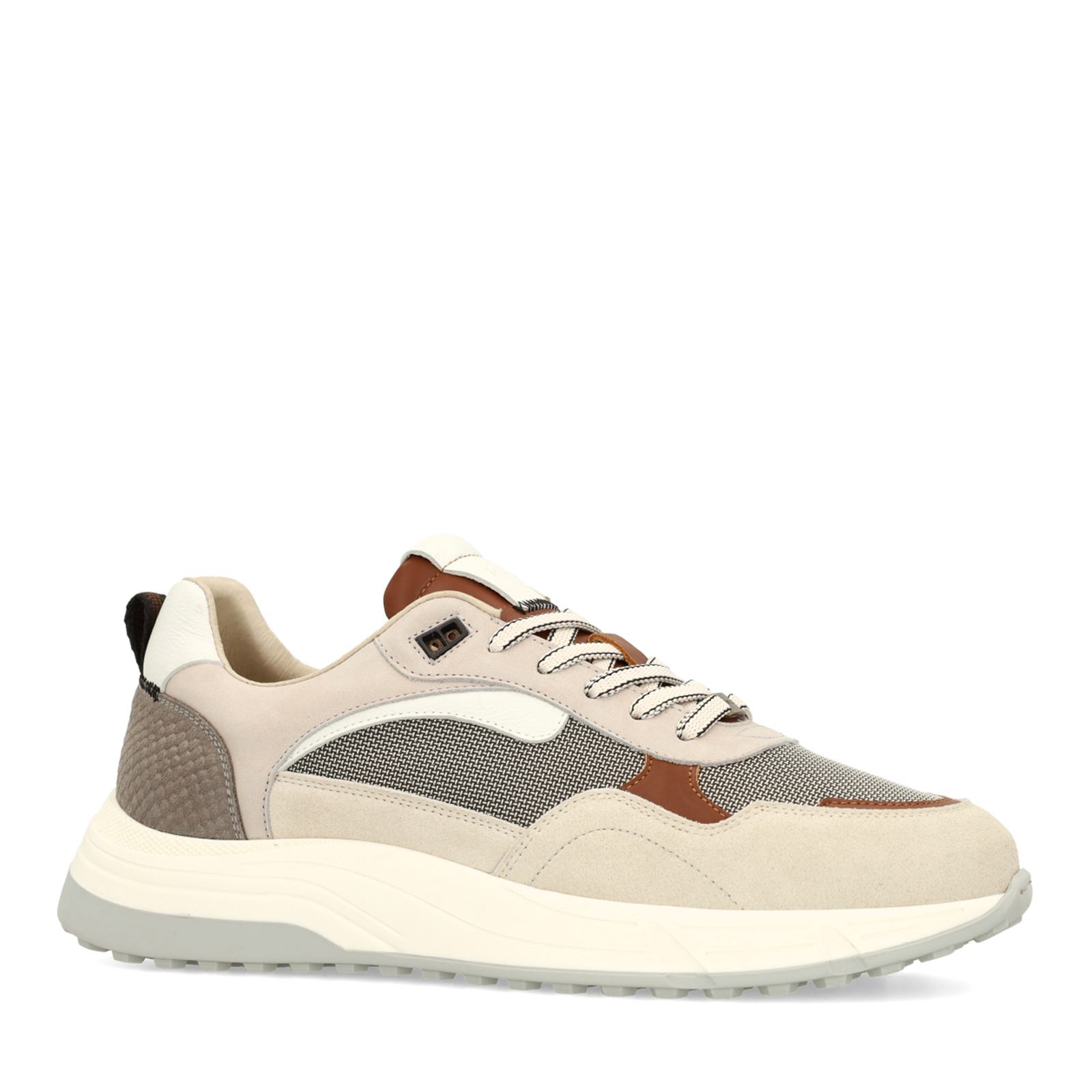 Beige suède sneakers