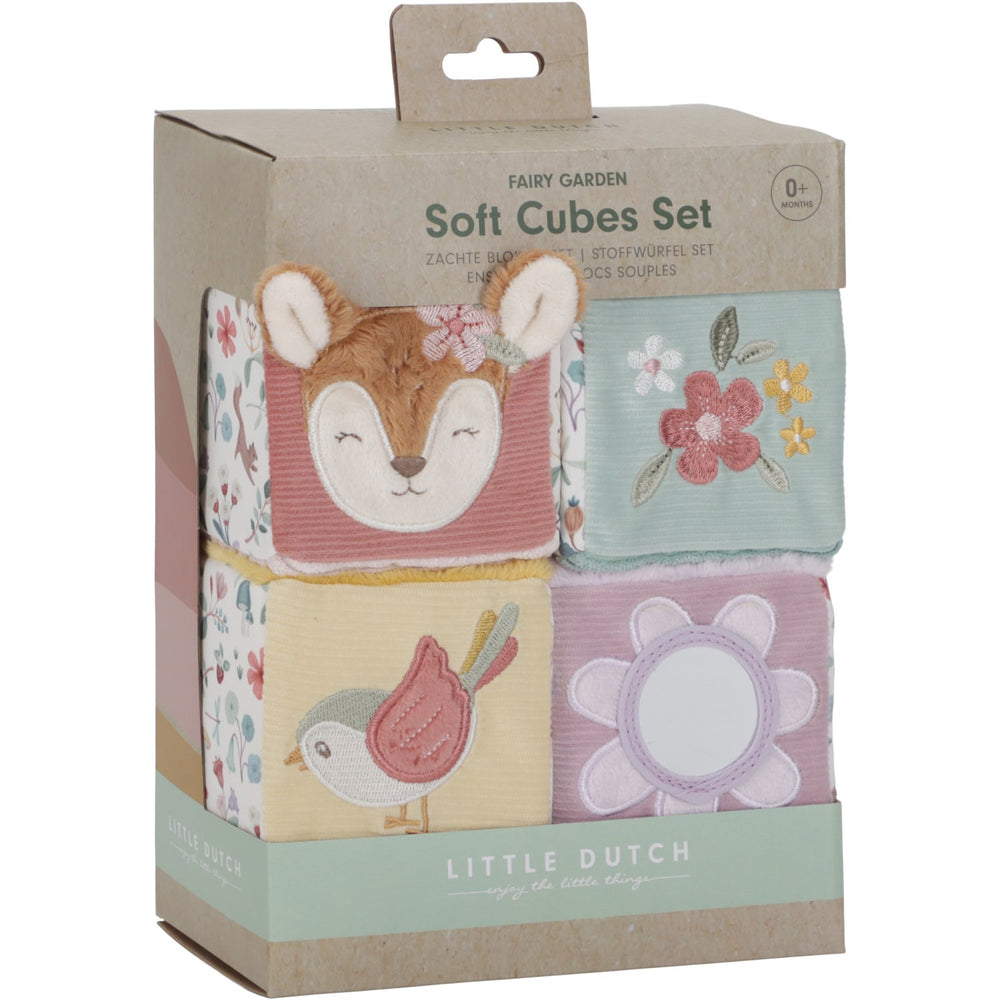 Køb Little Dutch Fairy Garden Pink Plys Terninger