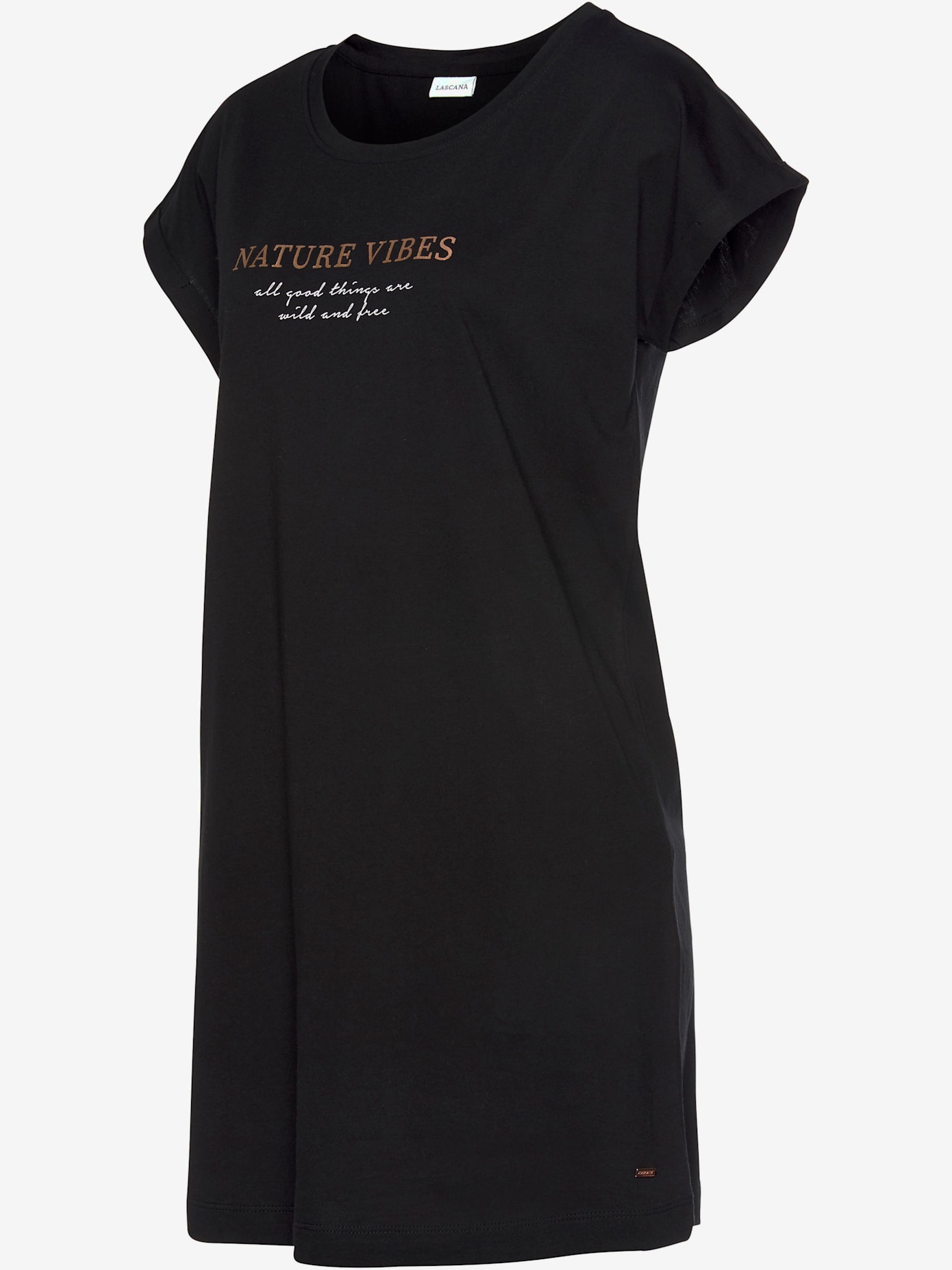 Chemise de nuit t-shirt long confortable, coupe ample