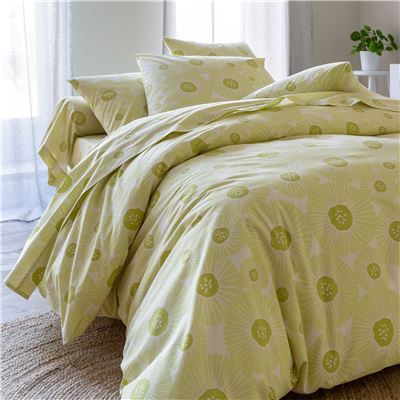 Linge de lit imprimé fleurs - BECQUET CRÉATION