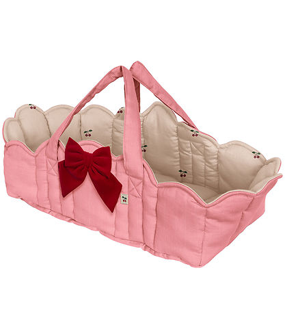 Konges Sløjd Puppen-Tragetasche - Lulu - Cord - Strawberry Ice