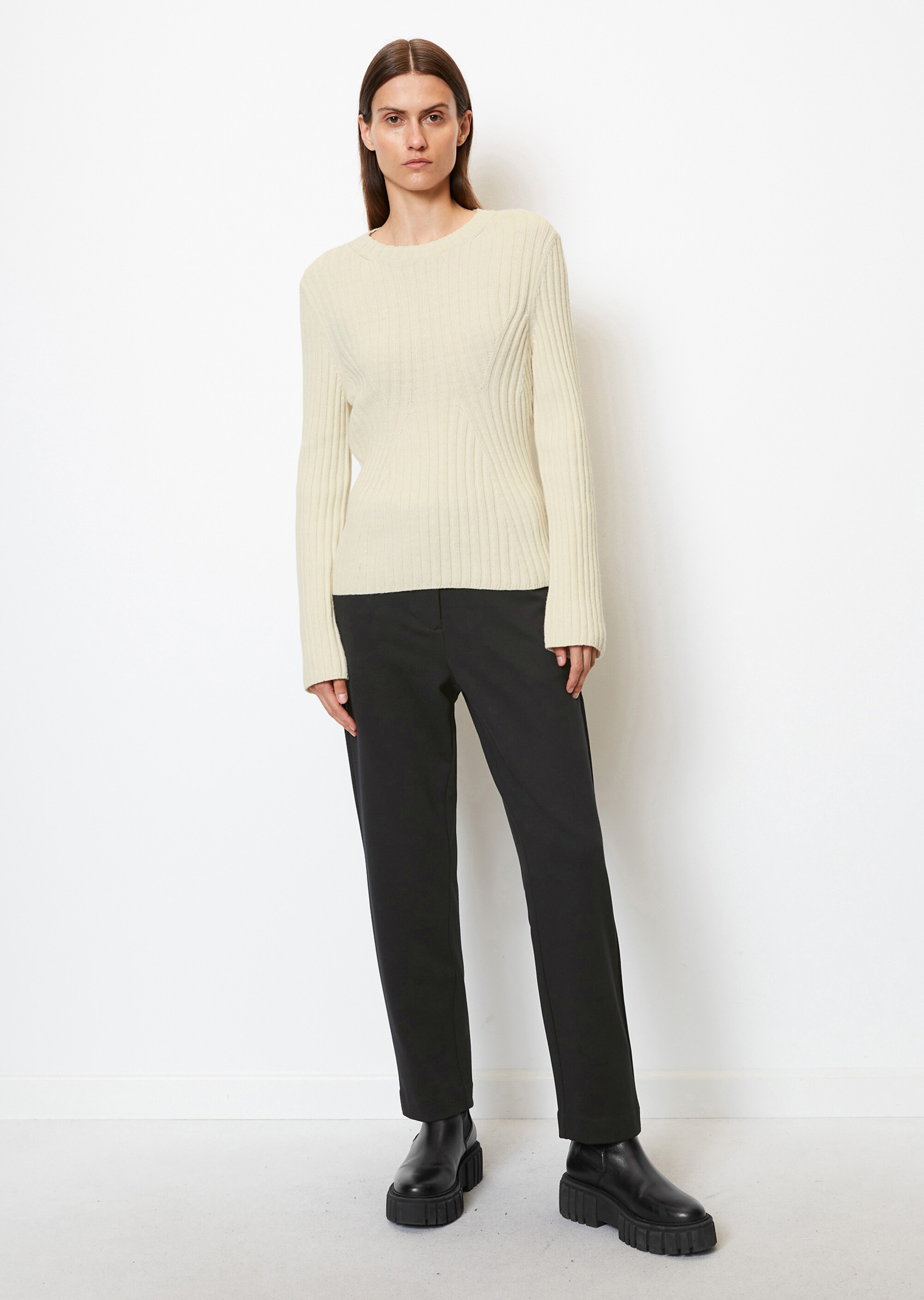 Strickpullover slimmit Fully fashioned Details