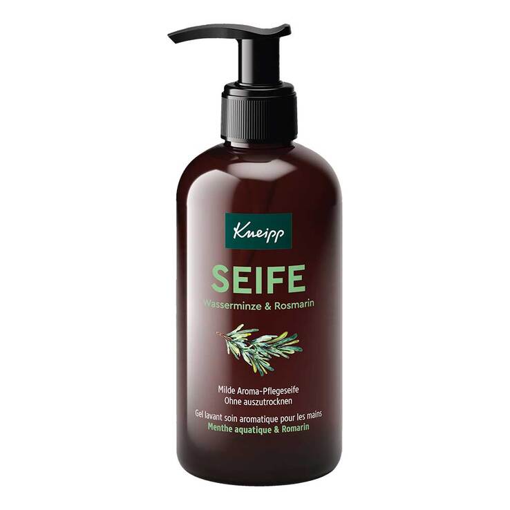 Kneipp Seife Wasserminze & Rosmarin milde Aroma- Pflaster , 250 ml