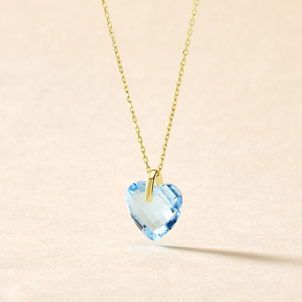 Collier Ludmille Or Jaune Topaze