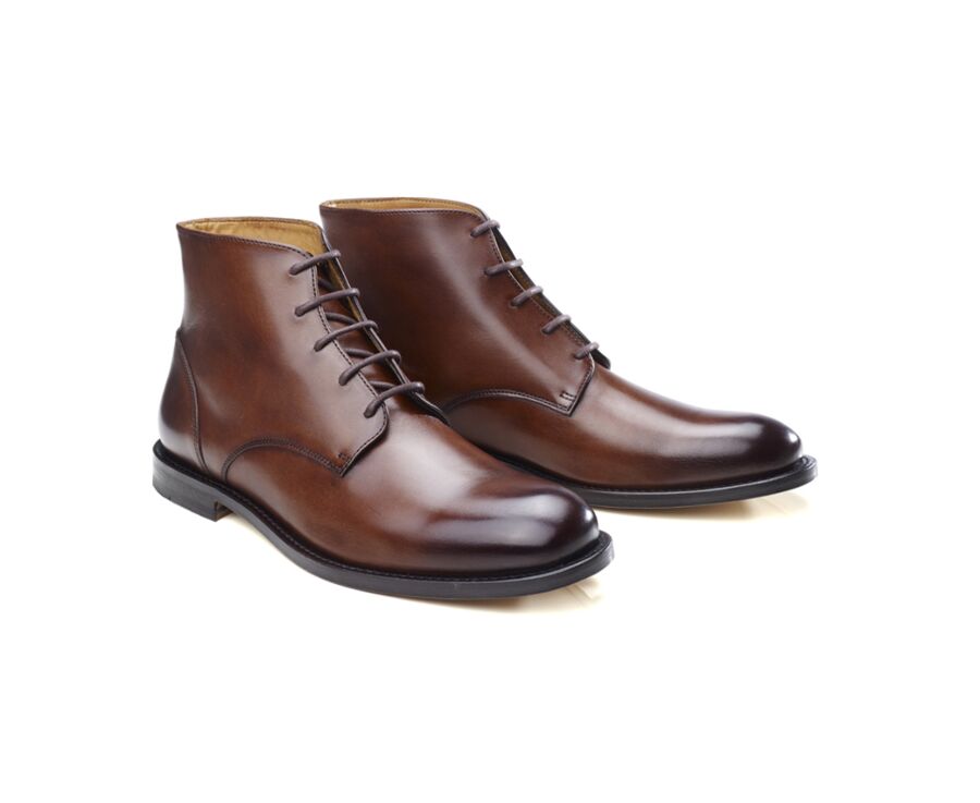 Boots homme Chocolat patiné - KINSHAM