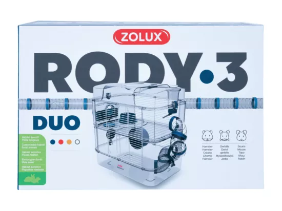 Cage pour petits rongeurs Rody 3 duo
