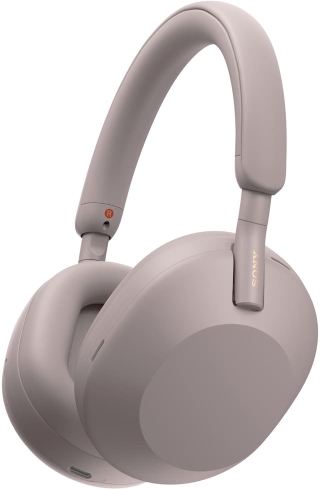 Sony WH-1000XM5 trådløse around-ear-hovedtelefoner (røget lyserød)
