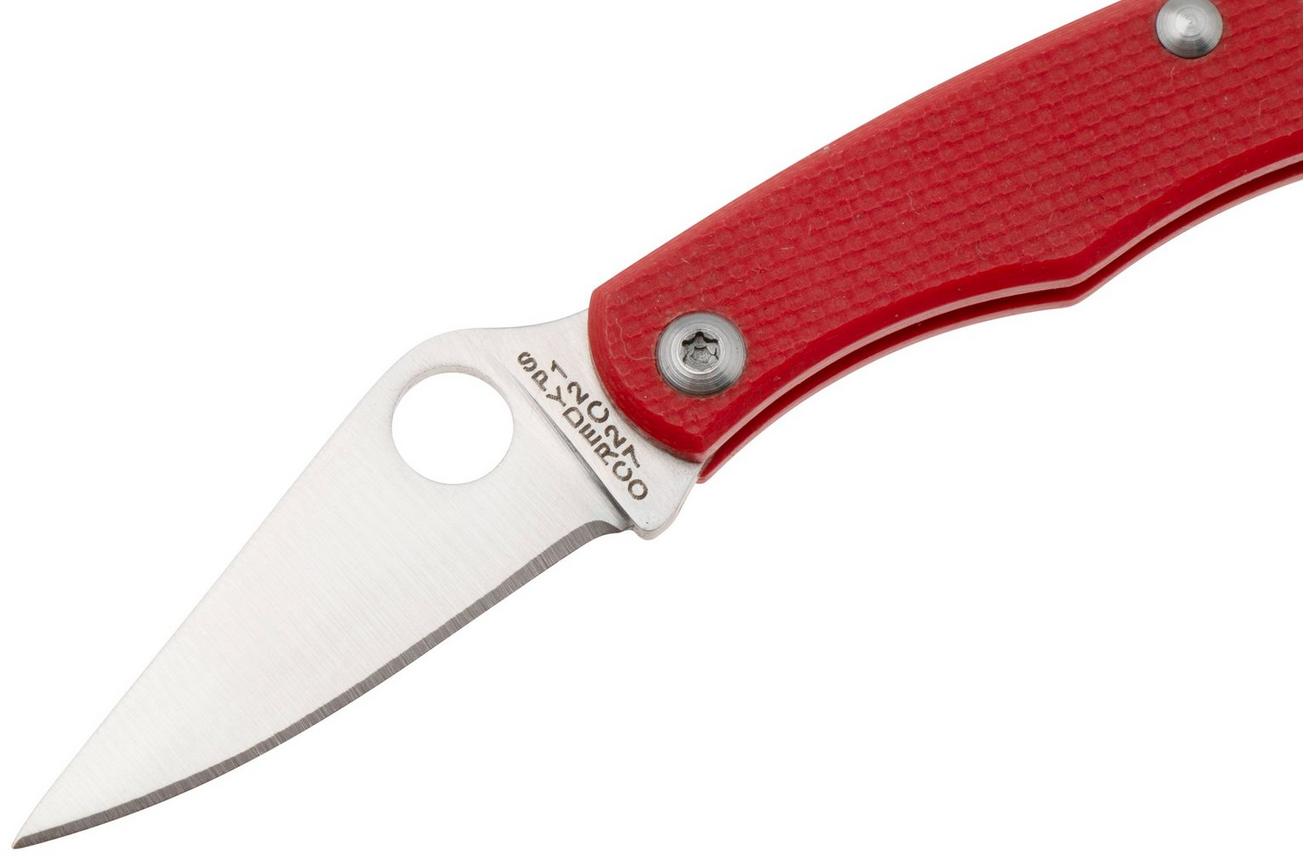 Spyderco Bug Red G10 C133GRDP sleutelhangerzakmes