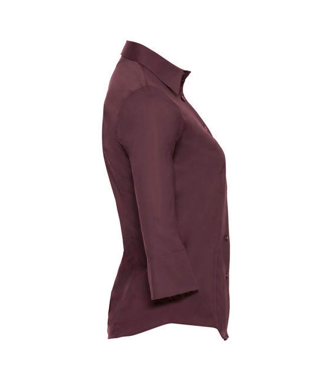 Russell Collection - Chemisier à manches 3/4 - Femme (Bordeaux) - UTBC1030