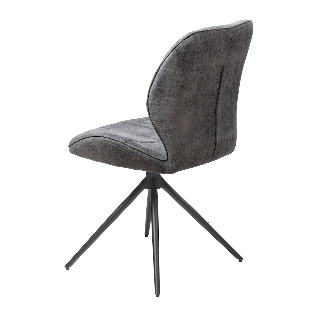 Stuhl VERMONT grau/schwarz