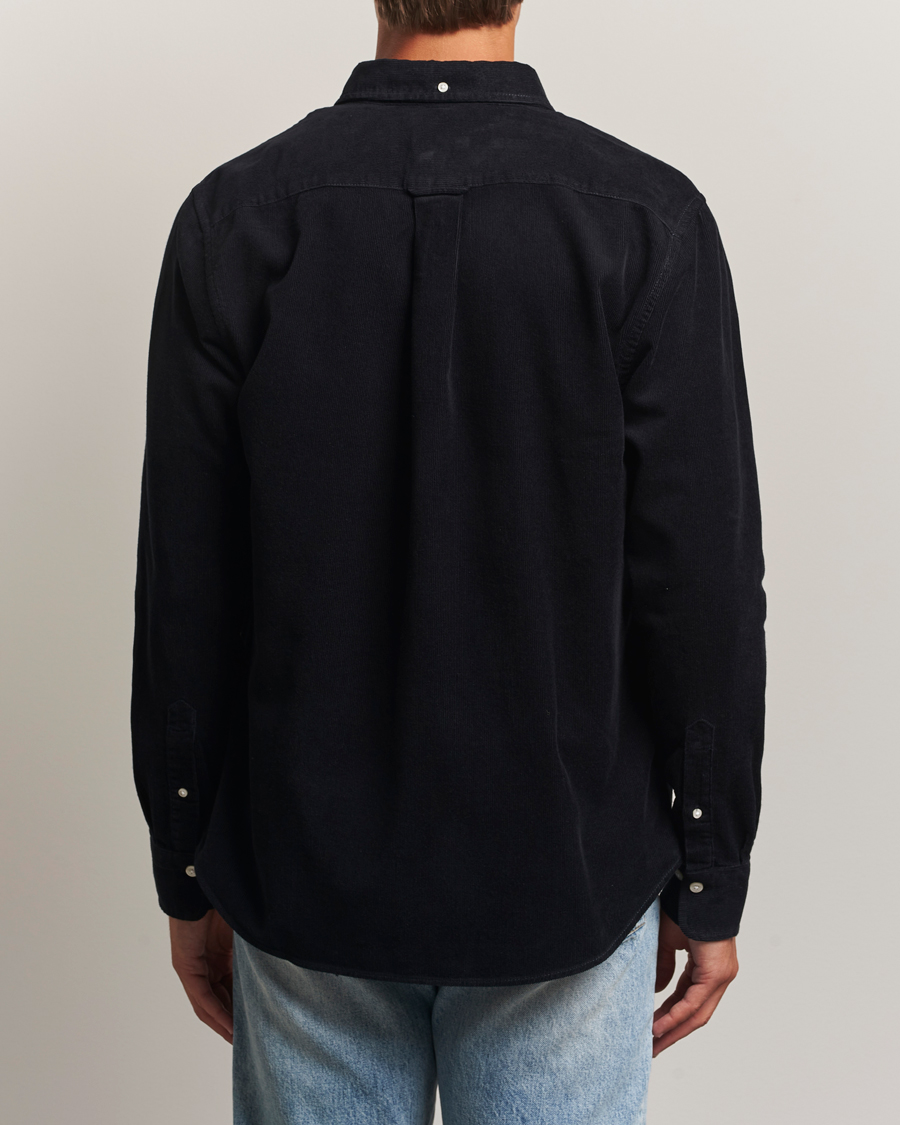 GANT Regular Fit Corduroy Shirt Black