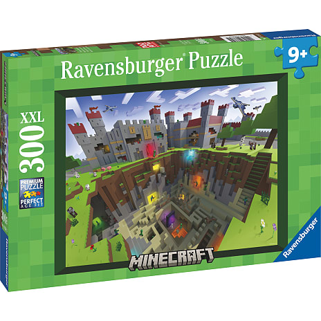 Minecraft Cutaway puslespil - 300 brikker