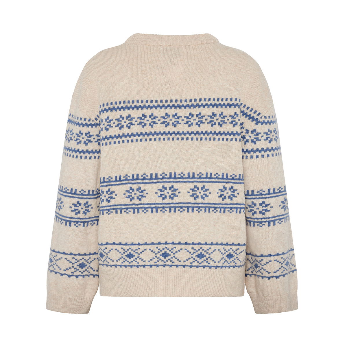 Klitmøller Collective Jette Knit striktrøje, dame (Pastel Sand / Ocean)