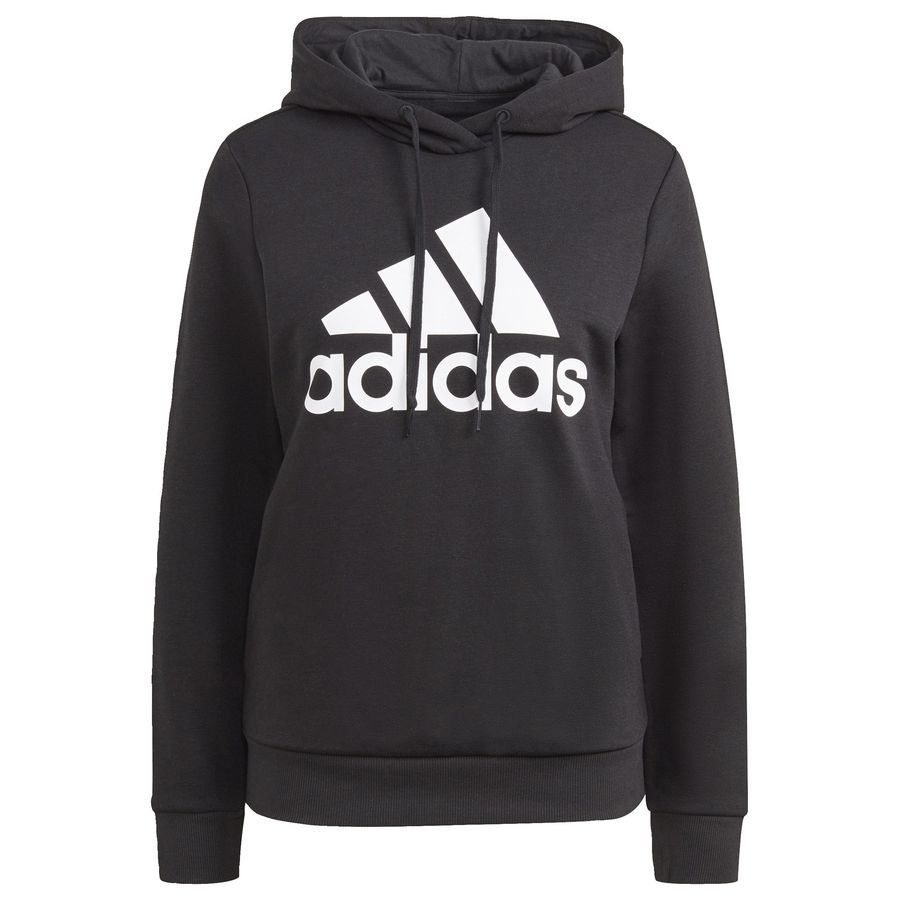 adidas Sweat à Capuche Big Logo Fleece - Noir/Blanc