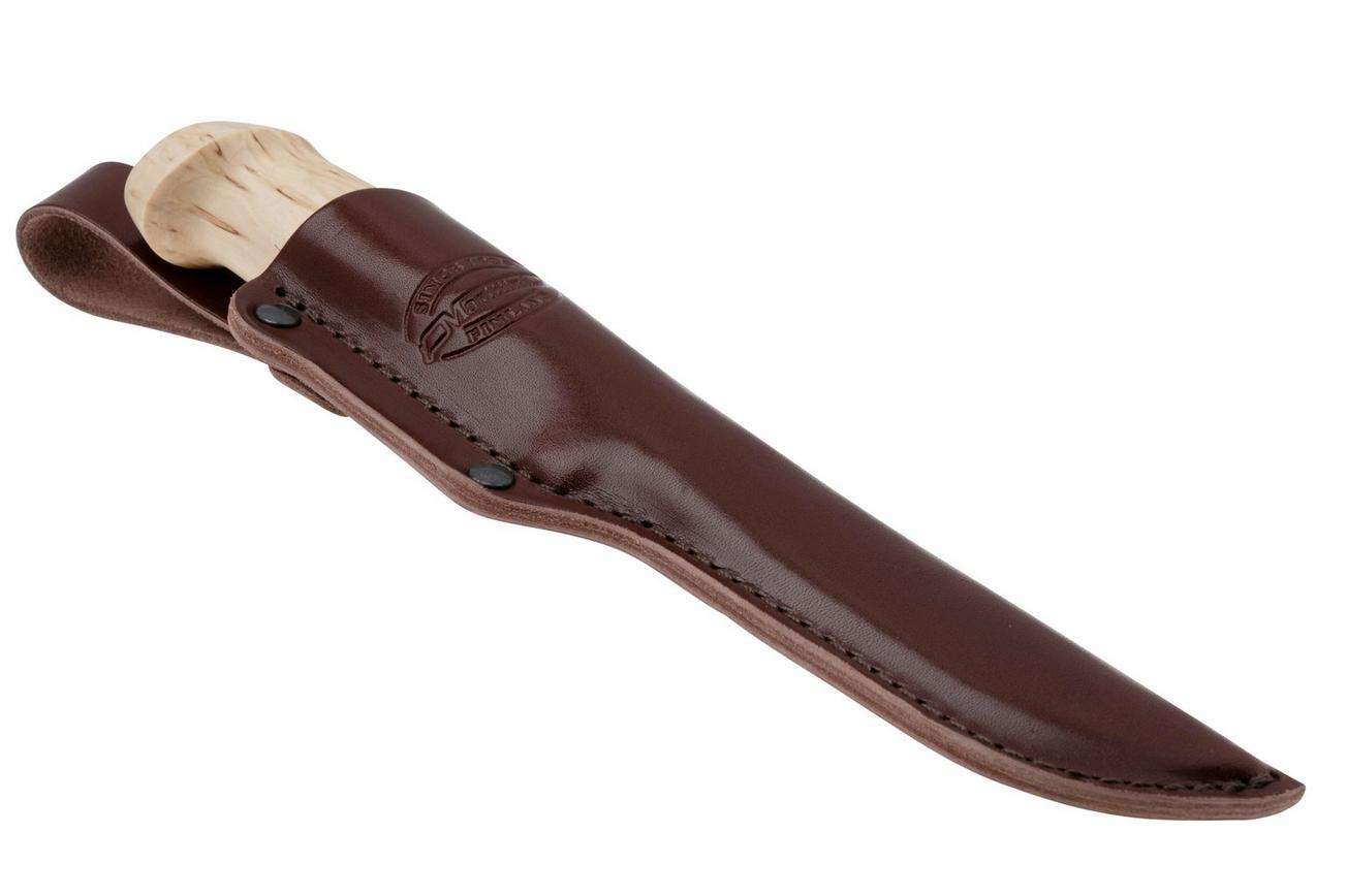 Marttiini Deluxe Skinner 167014 Stainless, Curly Birch, jachtmes