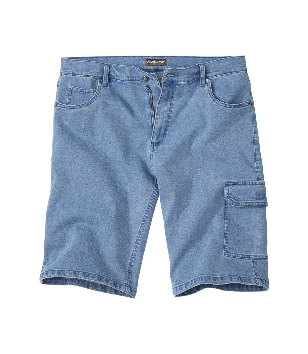 Bermuda Jeans Bleu Stretch