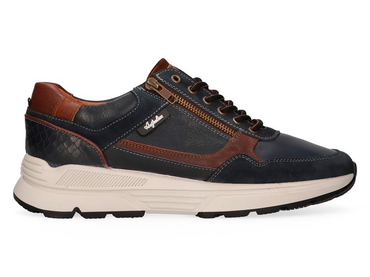 Australian Footwear Connery Leather Blue Brown