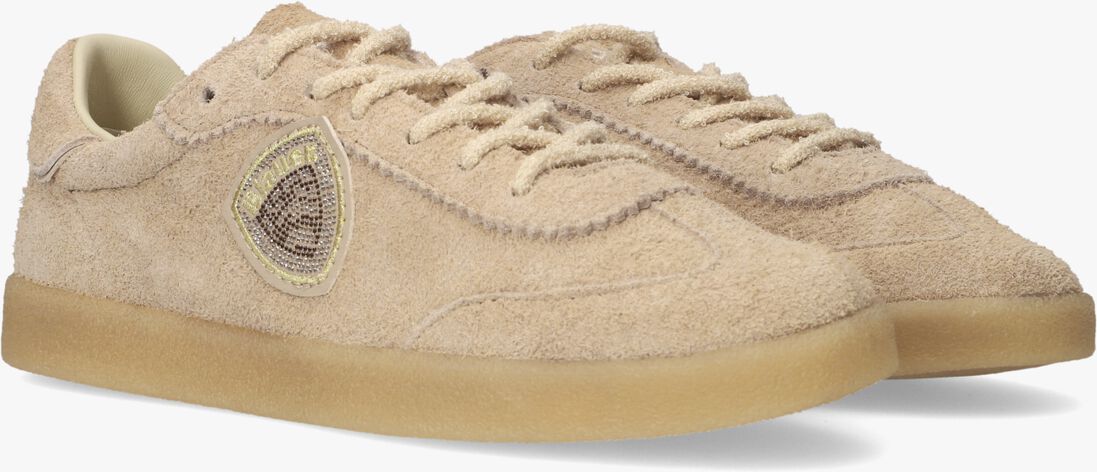 beige blauer lage sneakers aurora01