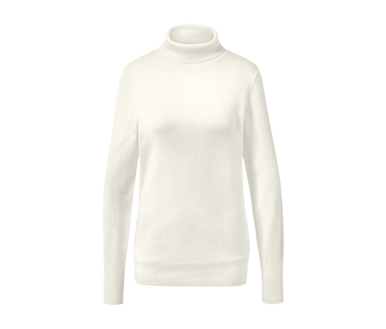Feinstrick-Rollkragenpullover