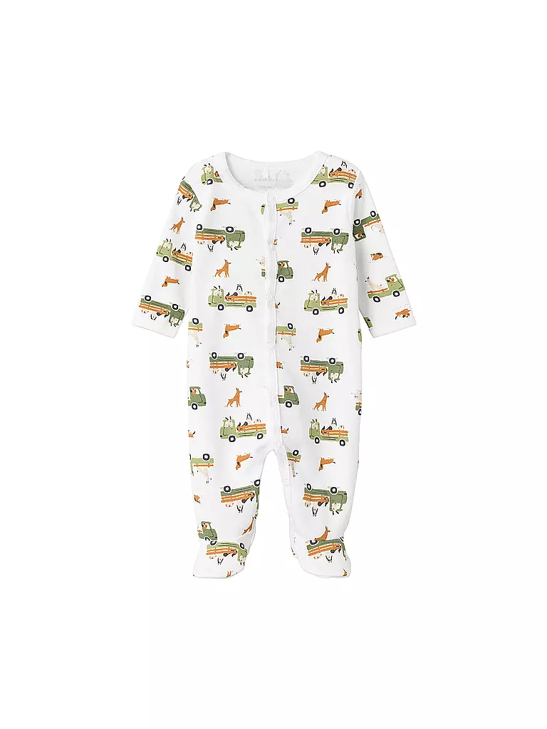 NAME IT Baby Schlafoverall NBMNIGHTSUIT  weiss