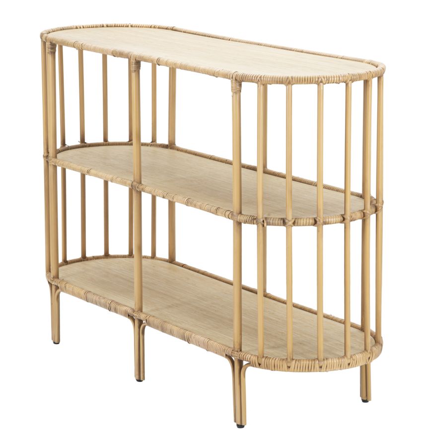 Mauro Ferretti Panama Console met 3 planken in bruin metaal