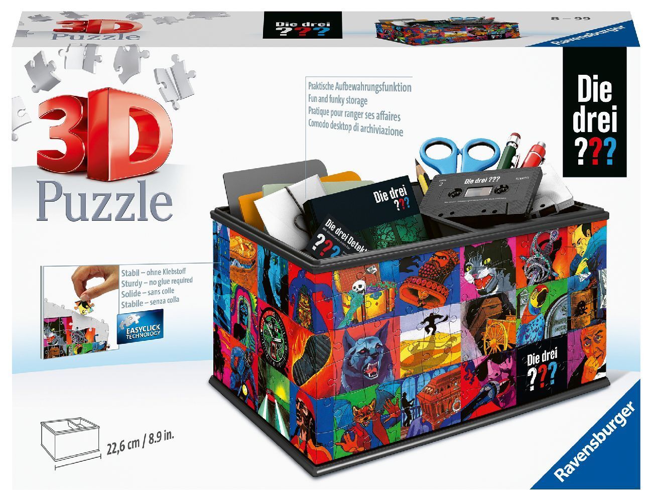 3D-Puzzle DIE DREI ??? - AUFBEWAHRUNGSBOX (216 Teile)