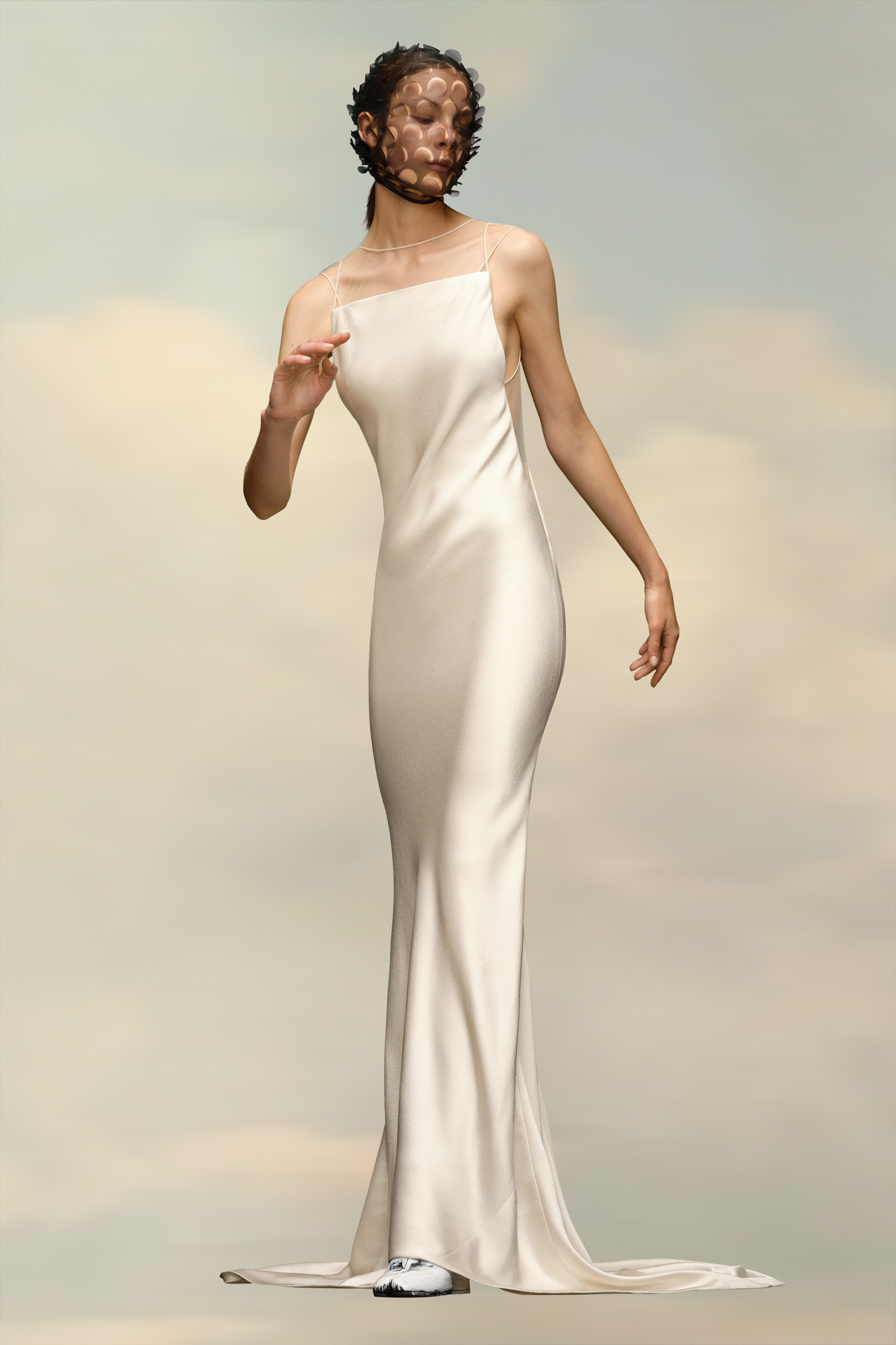 Robe en satin