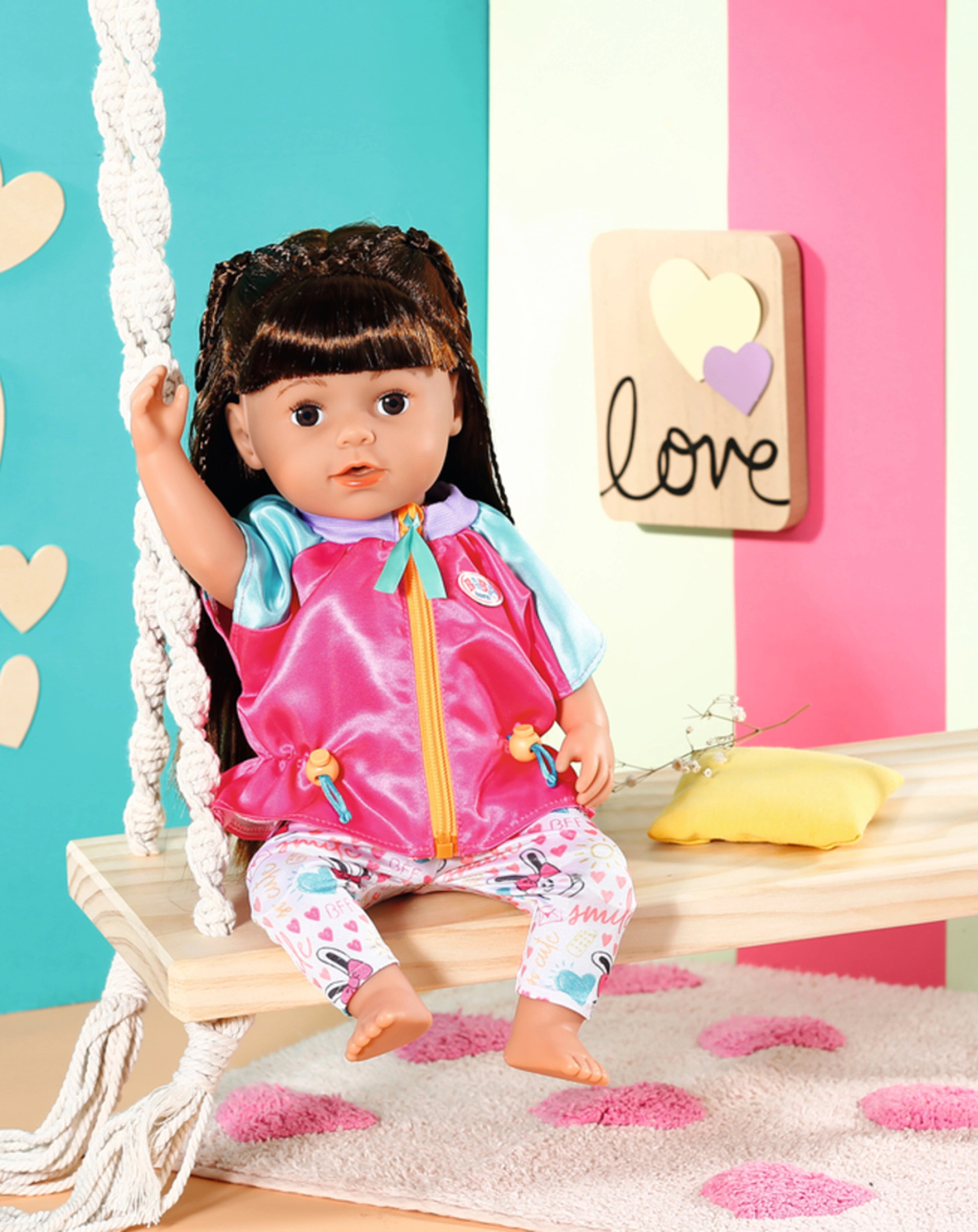 BABY born® Freizeitanzug PINK (43cm)