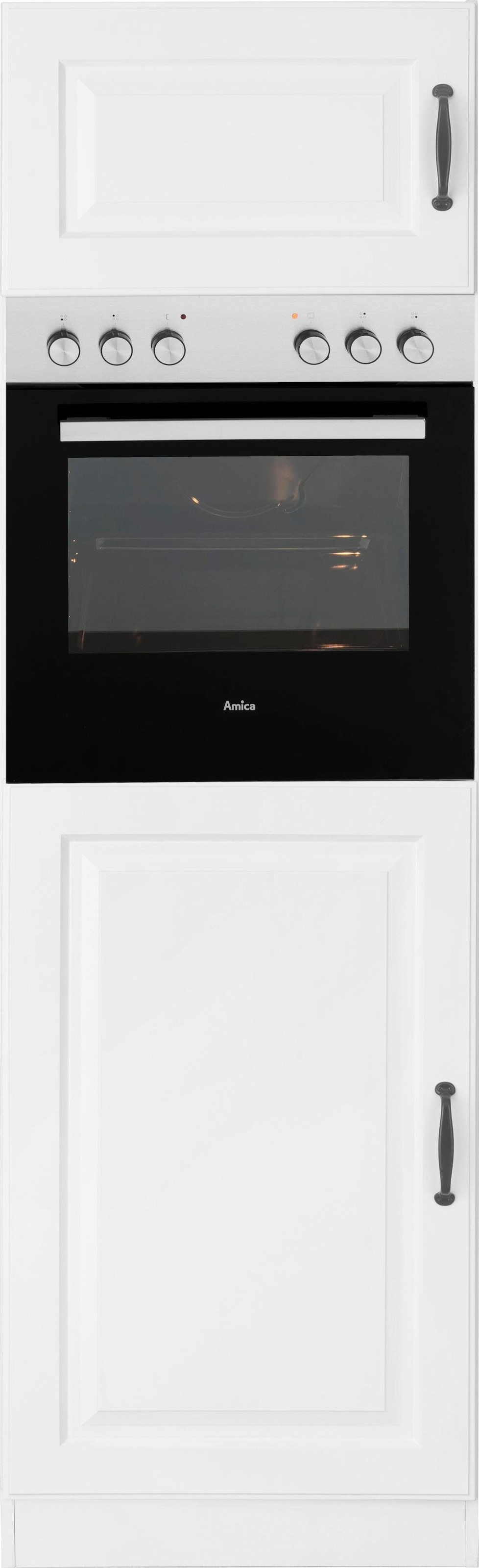 wiho Küchen Backofen/Kühlumbauschrank »Erla« 60 cm breit mit Kassettenfront