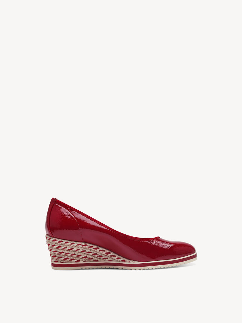 Sleehakpumps - rood