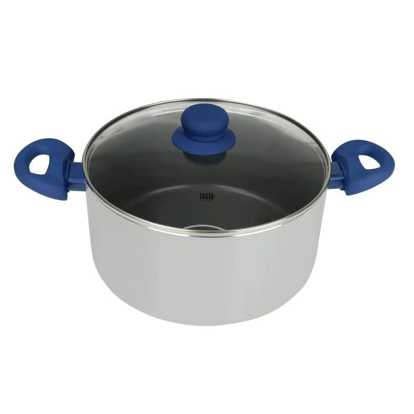 Faitout avec dosage d'huile et couvercle 24 cm Casserole Tasty