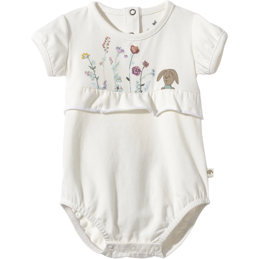 Sterntaler Body Blumenwiese ecru