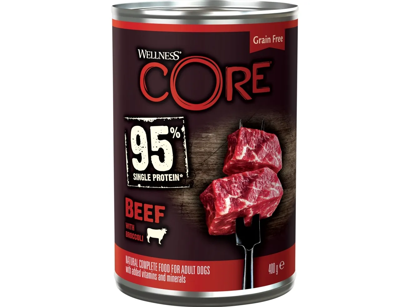 CORE 95 Beef/Broccoli 400g - (6 pk/ps)