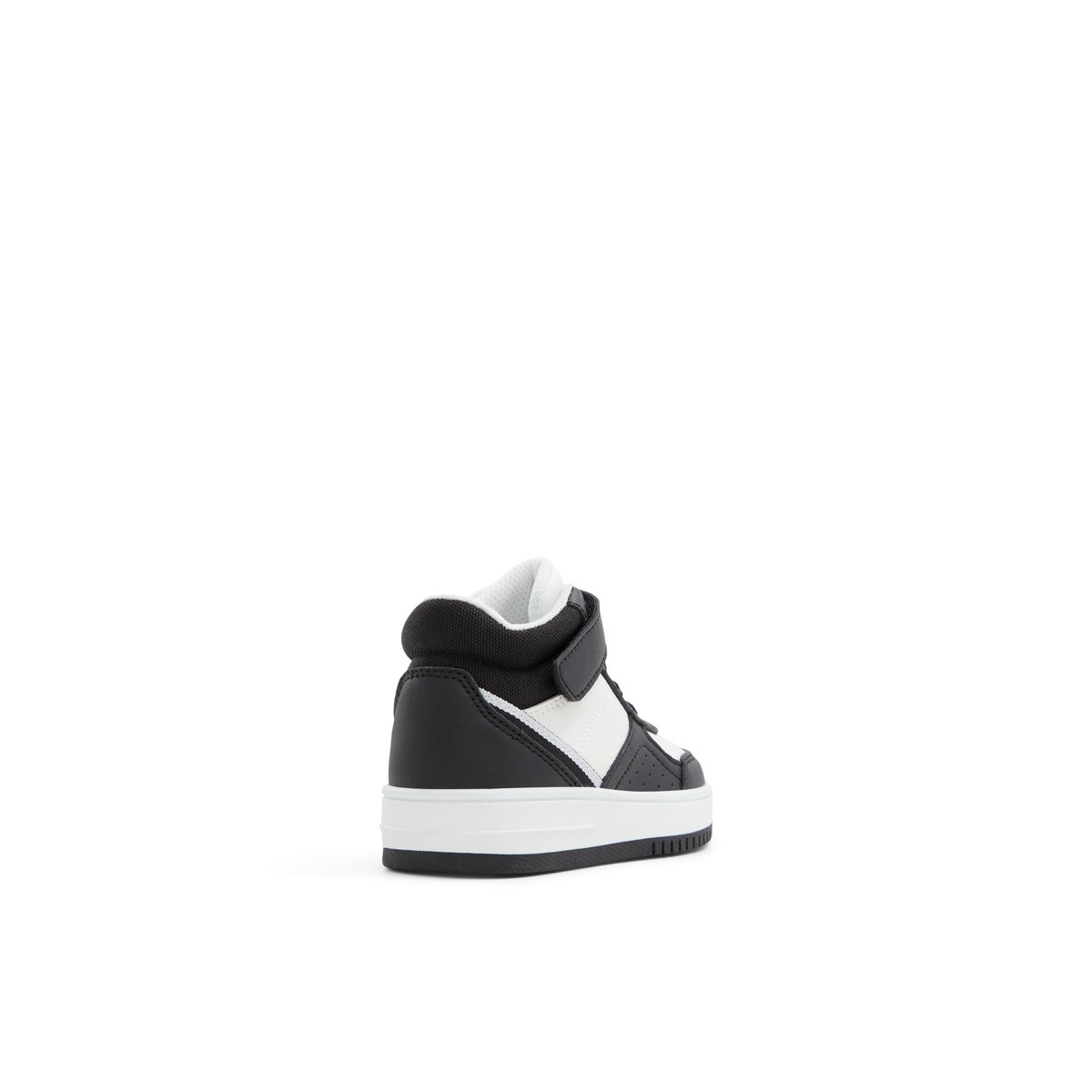 Facile à mettre-Swag-ib-Baskets montantes - Talon plat - Noir/Blanc