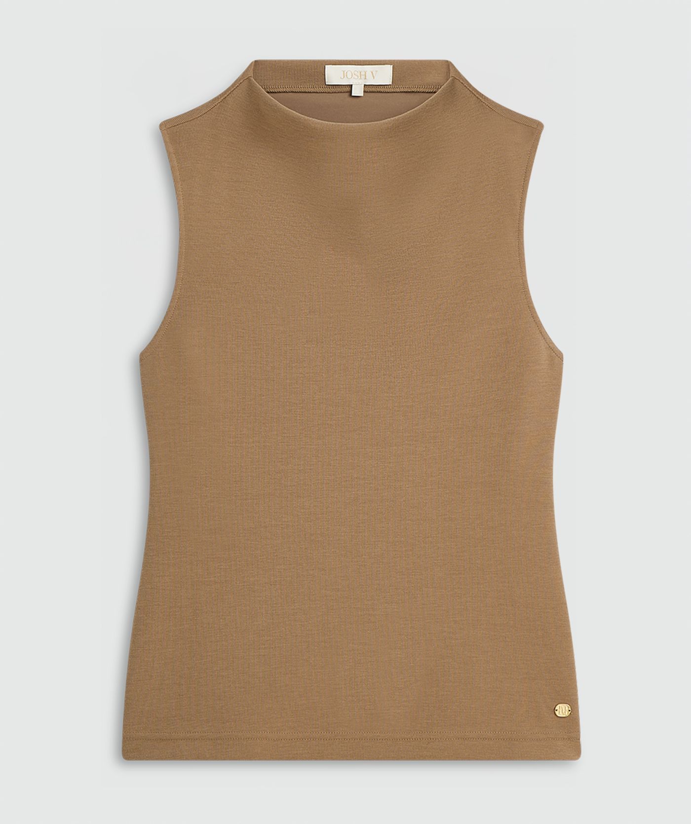 JV-BIBI slim fit top - light khaki