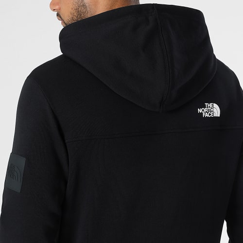Sweat Capuche Fine Alpine A8583 Noir