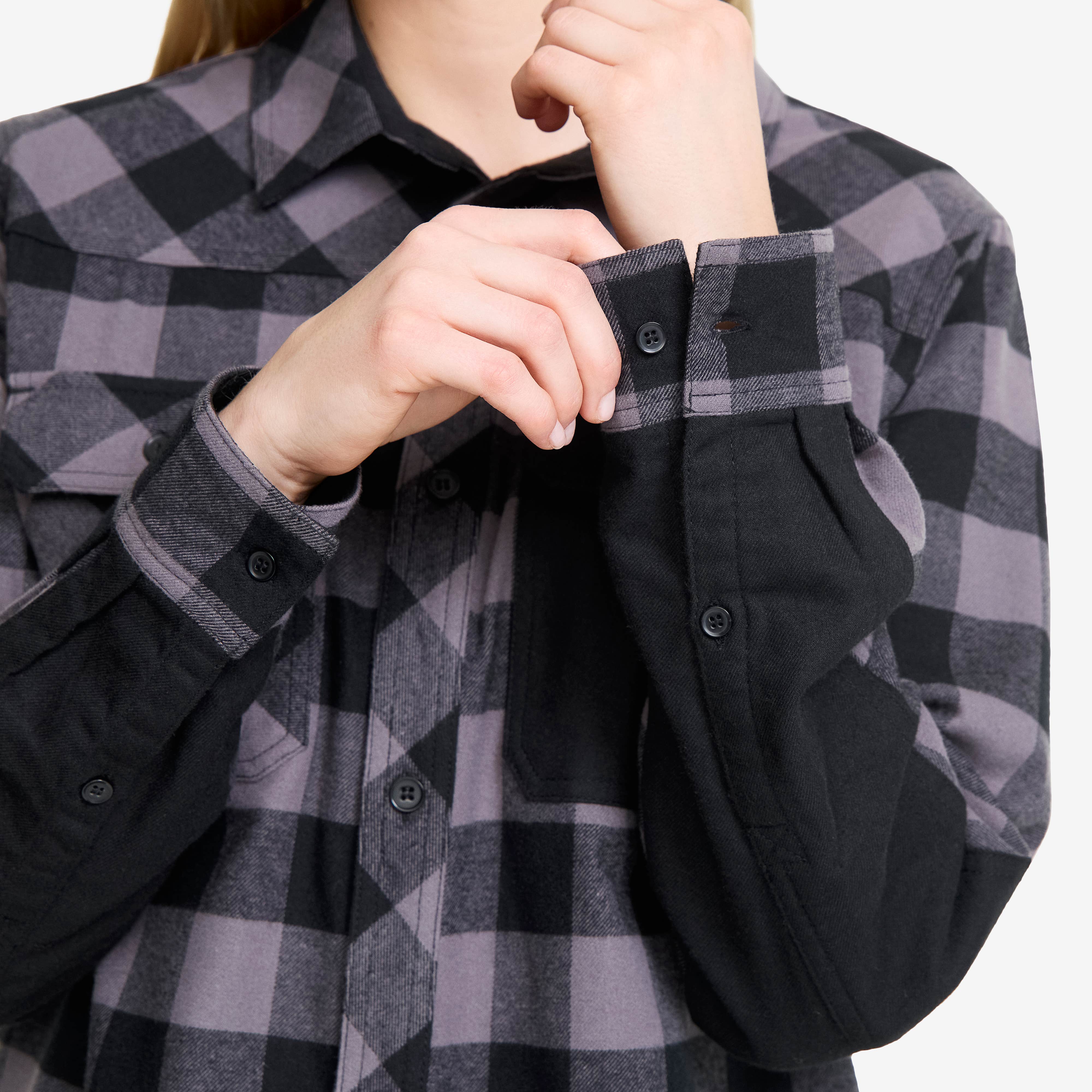 Campfire Shirt Dame Black/Anthracite