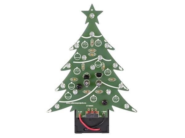 Whadda Bausatz Weinachtsbaum Blau LED, mit Ein/Aus Schalter Elektronikbausatz