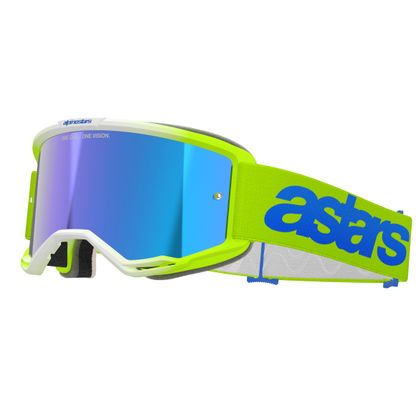 Masque cross Alpinestars VISION 5 BLAZE IRIDIUM 2025 - Bleu / Jaune