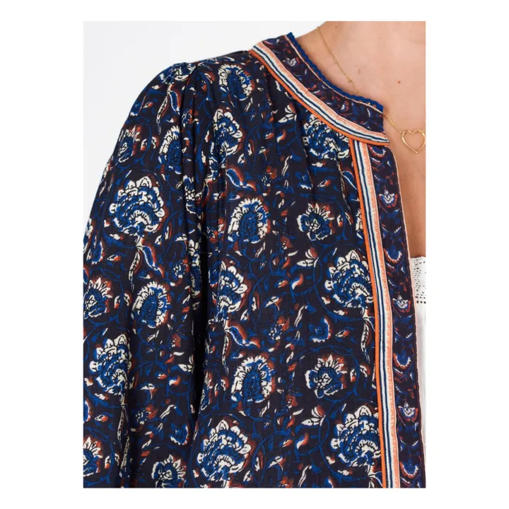 M.A.B.E. Veste Imprimée Seren | Bleu foncé