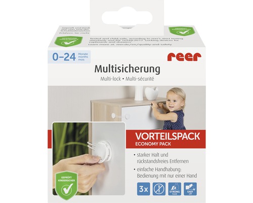 Multi-zekering wit 3 stuks