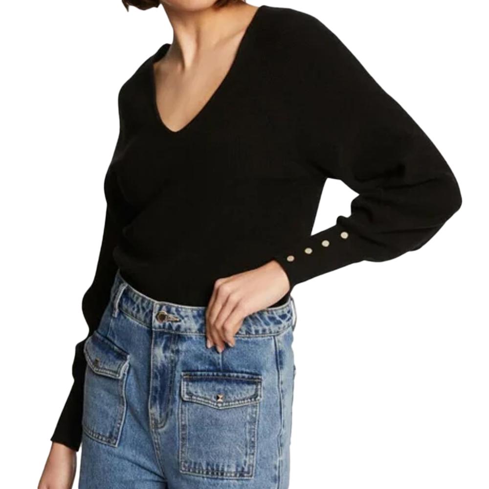 Morgan Pull Noir Femme Morgan MPANDA