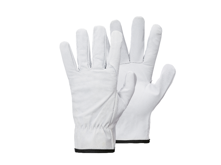 Leren tuinhandschoenen
