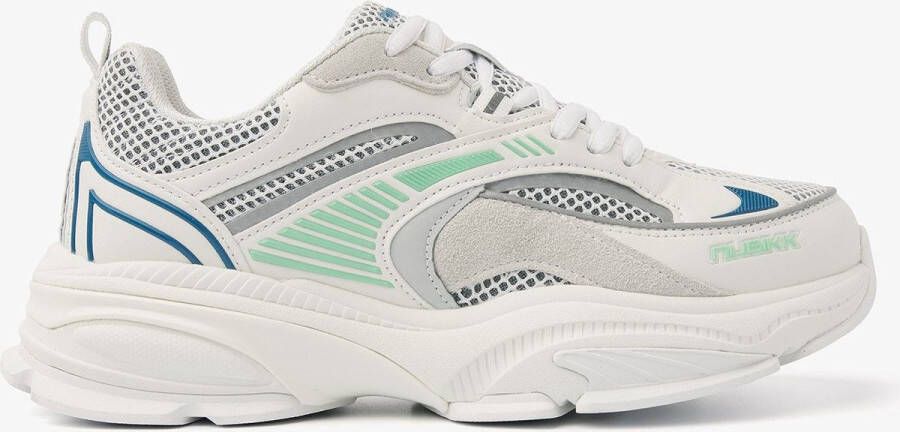 NUBIKK Lage Sneakers Dames Comet Runner Maat: 36 Materiaal: Leer Kleur: Wit
