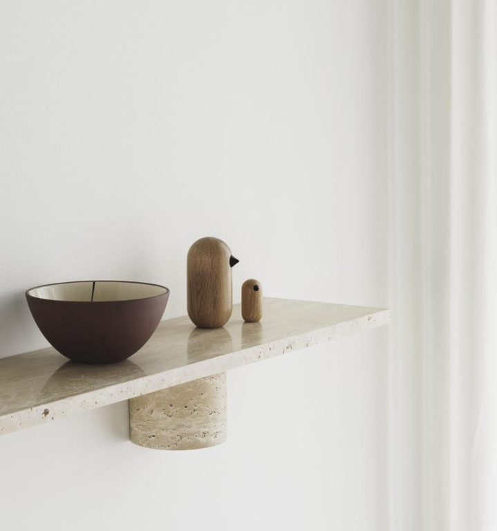 Normann Copenhagen Sten wandplank 120 Black Marble