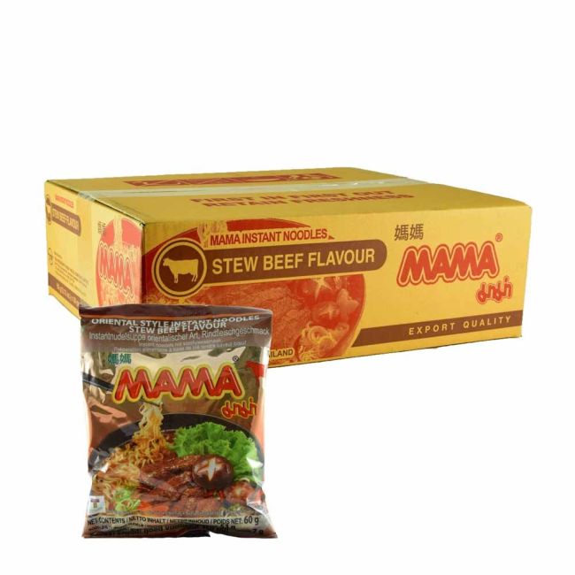 Mama Noedels Rundvlees Stoofpot Smaak 30x60g