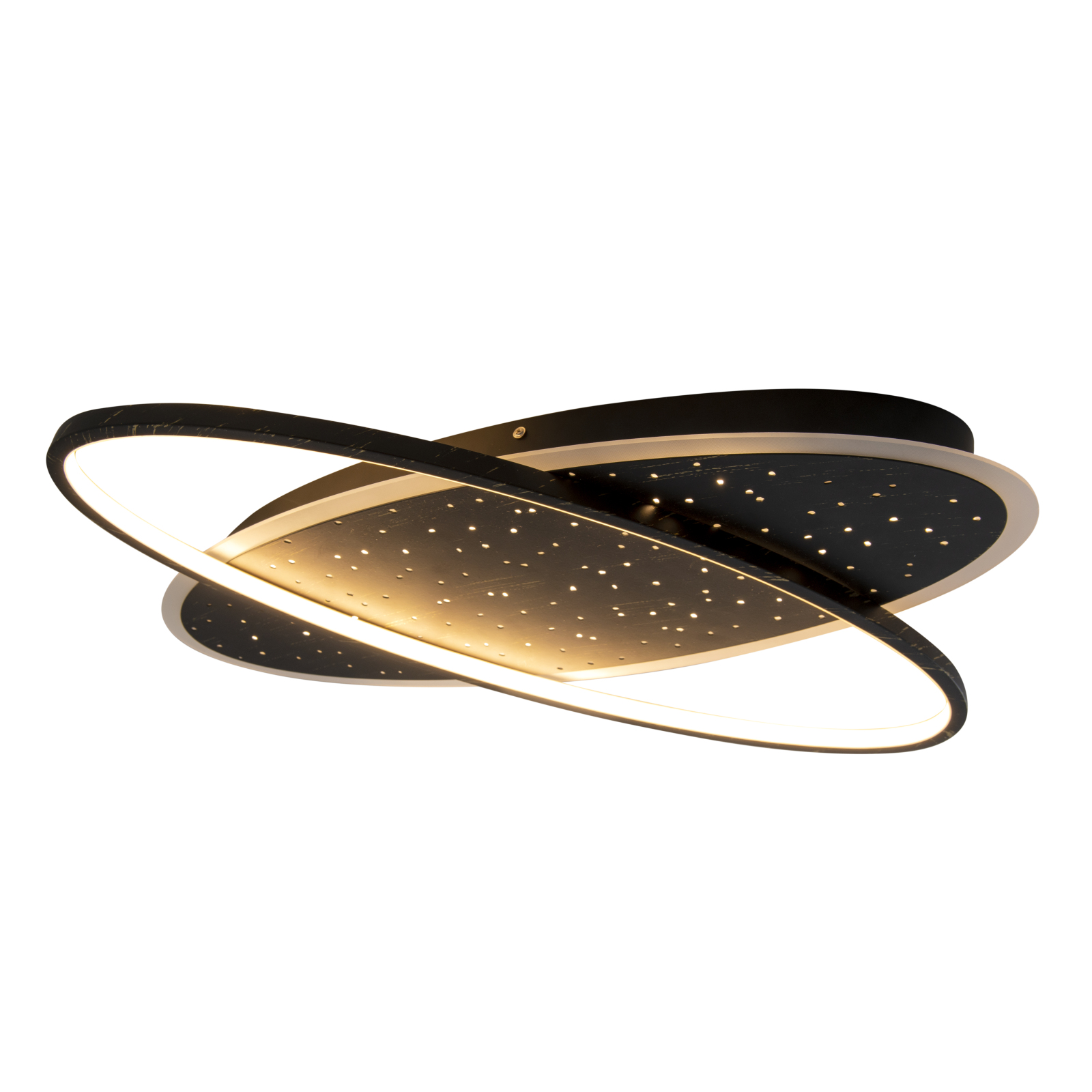 LED-Deckenleuchte - schwarz - 60 cm