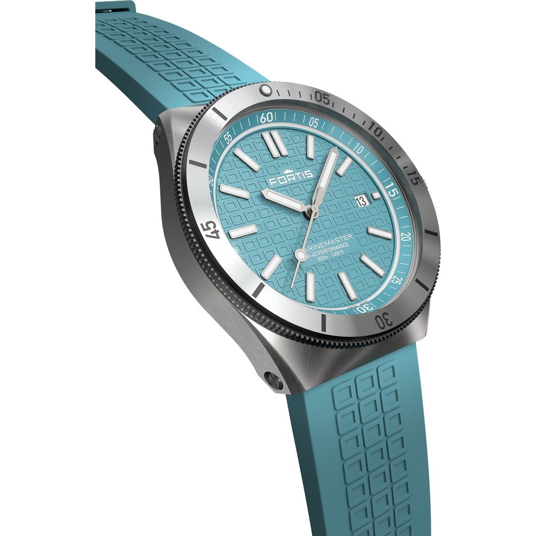 Fortis Marinemaster M-40 Serenity Blue Horizon Strap