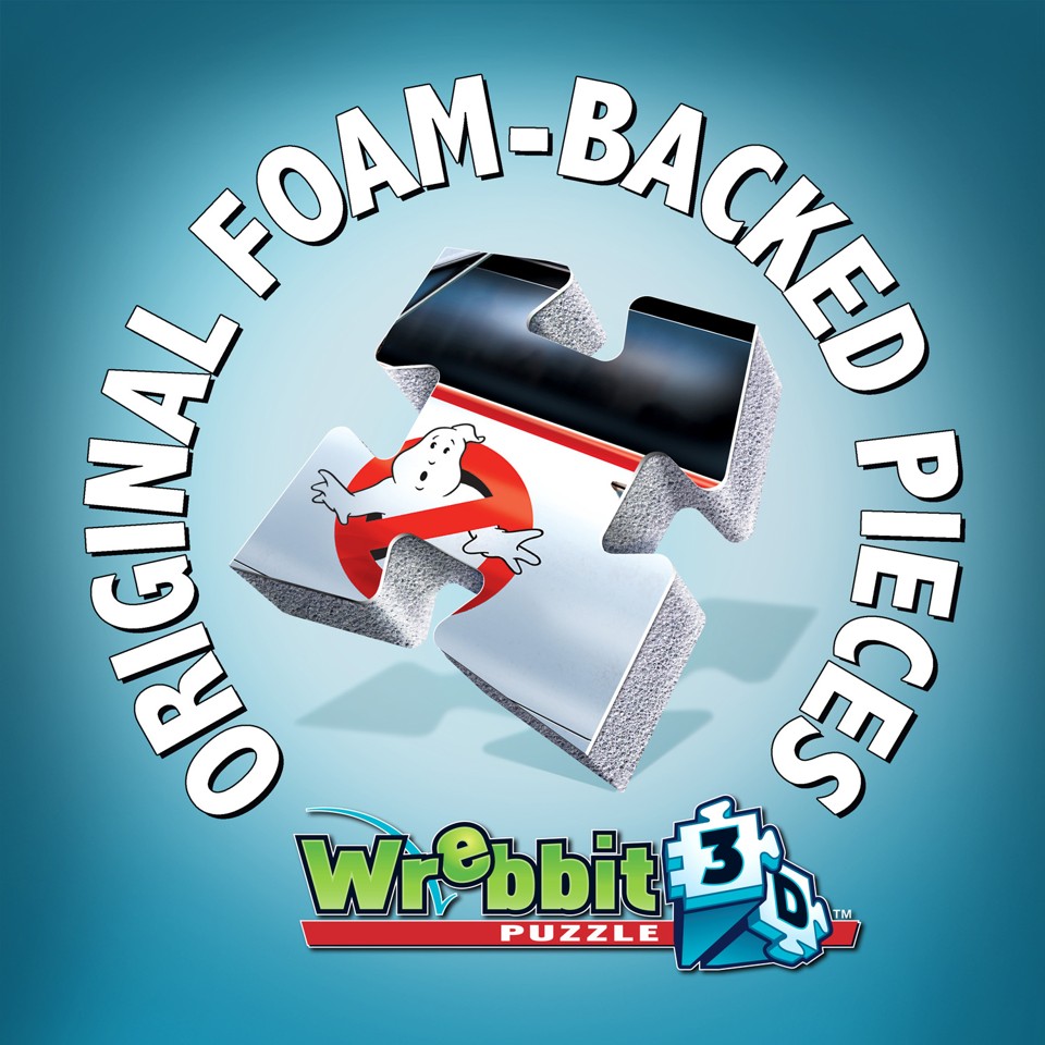 Wrebbit 3D Puslespil - Ghostbusters - Ecto-1
